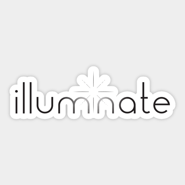 Illuminate Sticker by TheLightSource